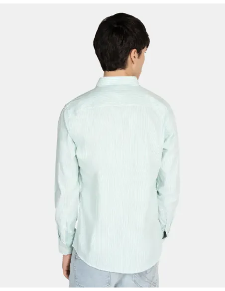 CAMISA MIL RAYAS VERDE MEDITERRANEO HARPER&NEYER