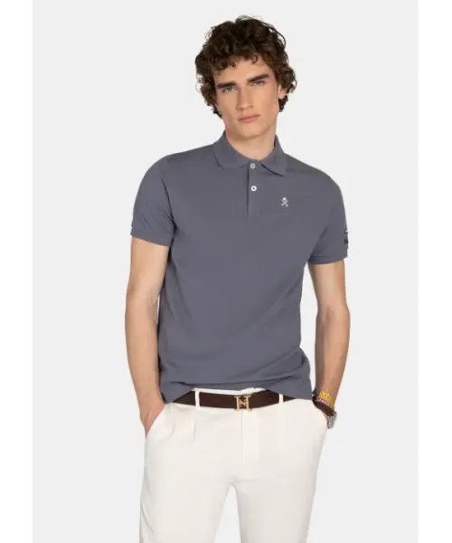 POLO GRIS AZULADO HARPER&NEYER
