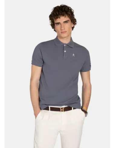 POLO GRIS AZULADO HARPER&NEYER
