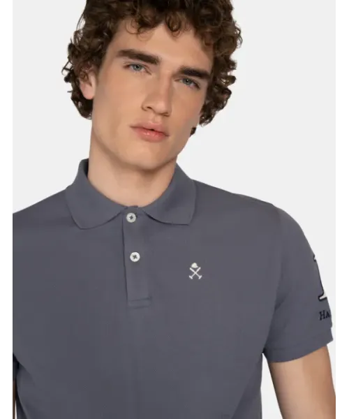 POLO GRIS AZULADO HARPER&NEYER 2
