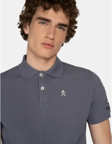 POLO GRIS AZULADO HARPER&NEYER