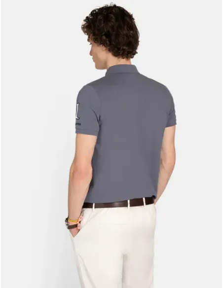 POLO GRIS AZULADO HARPER&NEYER