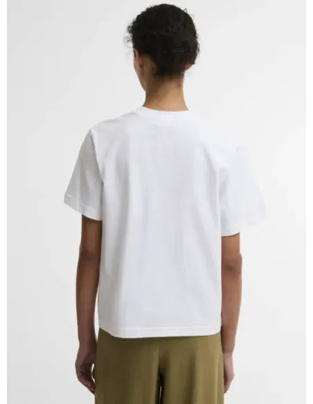 CAMISETA FLORES BLANCA BARBOUR MUJER