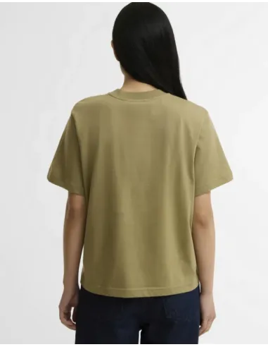 CAMISETA FLORES KAKI BARBOUR MUJER