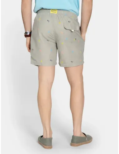 BAÑADOR KAKI LOGOS HARPER&NEYER