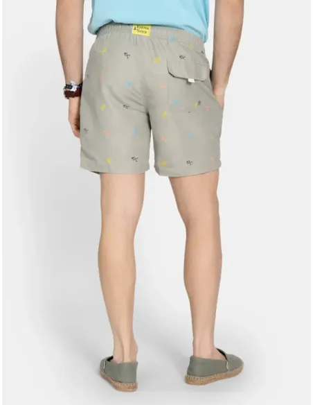 BAÑADOR KAKI LOGOS HARPER&NEYER