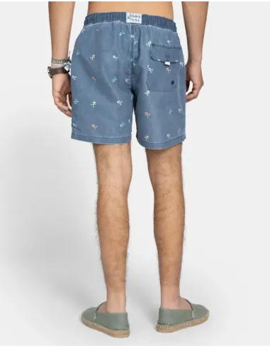 BAÑADOR LOGOS AZUL HARPER&NEYER