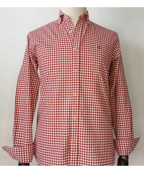 CAMISA CUADROS VICHY  ROJO MONTEPICAZA