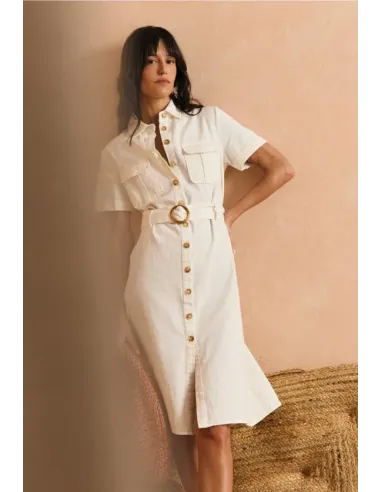 VESTIDO SAFARI CRUDO POLIN ET MOI