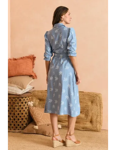 VESTIDO CELESTE VIRGI POLIN ET MOI