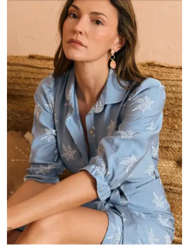 VESTIDO CELESTE VIRGI POLIN ET MOI