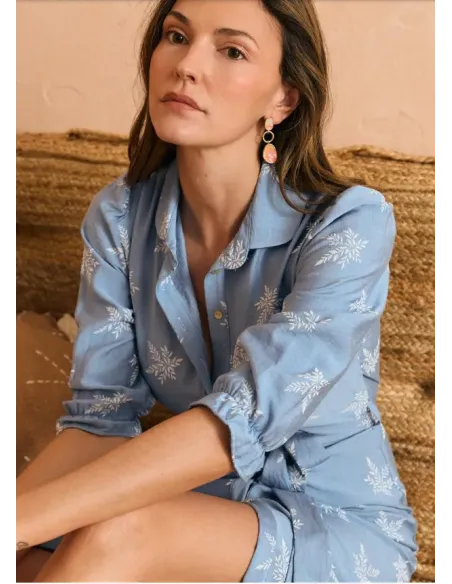 VESTIDO CELESTE VIRGI POLIN ET MOI