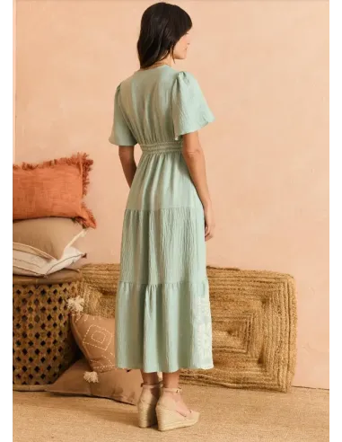 VESTIDO VERDE AGUA ASTRID POLIN ET MOI