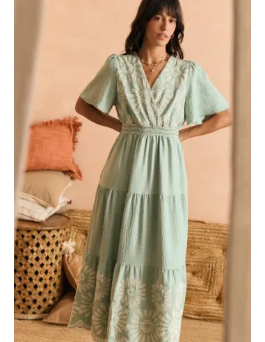 VESTIDO VERDE AGUA ASTRID POLIN ET MOI