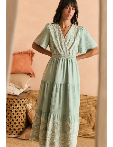 VESTIDO VERDE AGUA ASTRID POLIN ET MOI