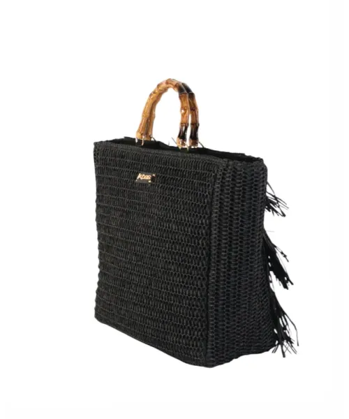 BOLSO NEGRO ASAS BAMBU KBAS 2
