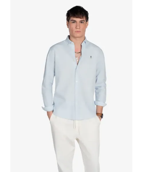CAMISA CELESTE ROYAL ACADEMY LINO HARPER&NEYER