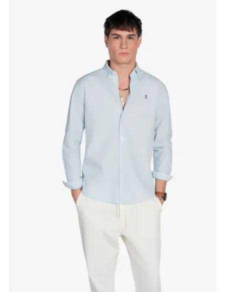 CAMISA CELESTE ROYAL ACADEMY LINO HARPER&NEYER
