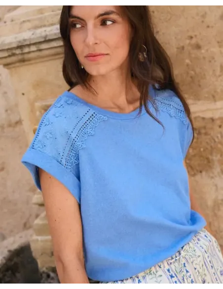 CAMISETA AZULONA HILIA POLIN ET MOI