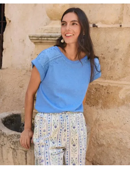 CAMISETA AZULONA HILIA POLIN ET MOI