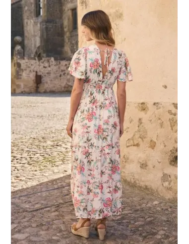 VESTIDO ESTAMPADO GALENE FLORES POLIN ET MOI