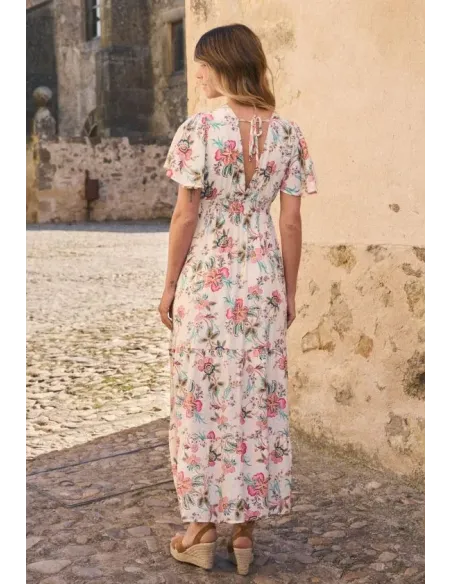 VESTIDO ESTAMPADO GALENE FLORES POLIN ET MOI