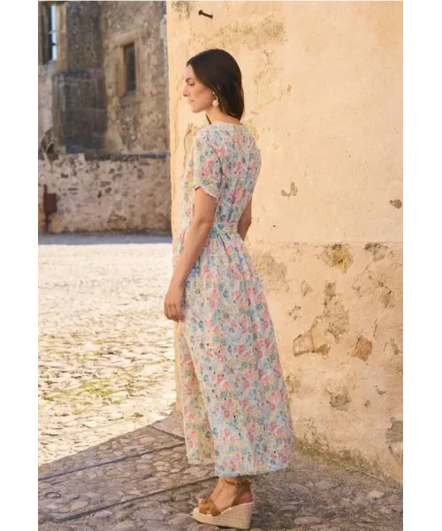 VESTIDO LARGO FLORAL GISELE POLIN ET MOI 2