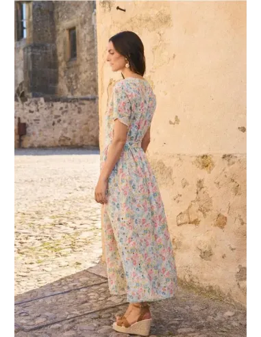 VESTIDO LARGO FLORAL GISELE POLIN ET MOI