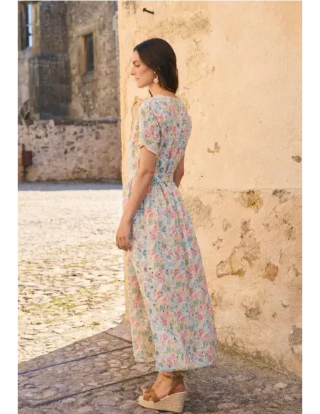 VESTIDO LARGO FLORAL GISELE POLIN ET MOI