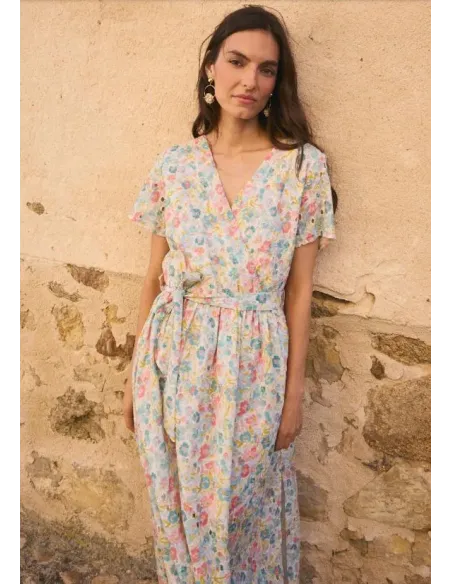 VESTIDO LARGO FLORAL GISELE POLIN ET MOI
