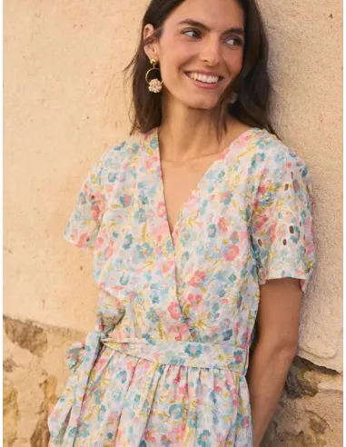 VESTIDO LARGO FLORAL GISELE POLIN ET MOI