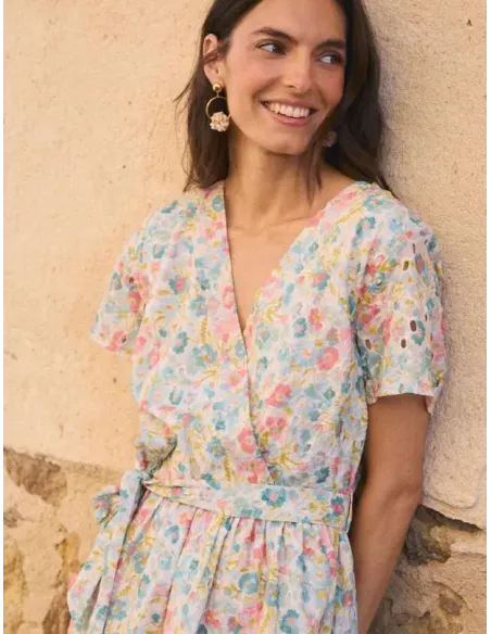 VESTIDO LARGO FLORAL GISELE POLIN ET MOI