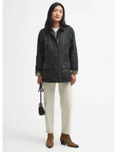 CHAQUETA ENCERADA BEADNELL BARBOUR MUJER