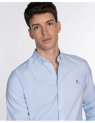 CAMISA OXFORD CELESTE ICON HARPER&NEYER