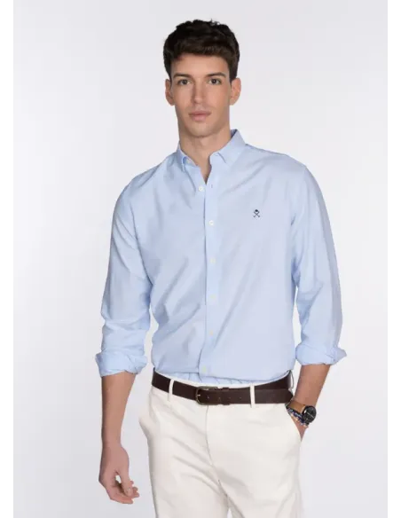 CAMISA OXFORD CELESTE ICON HARPER&NEYER