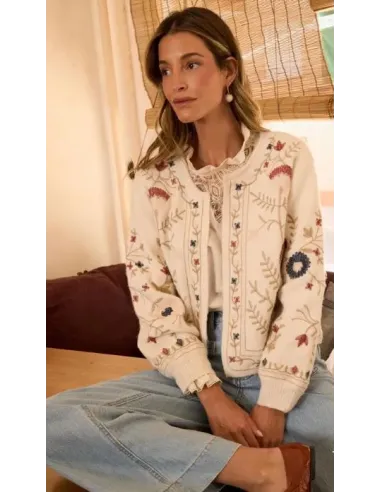 CHAQUETA BORDADA MARELUZ POLIN ET MOI