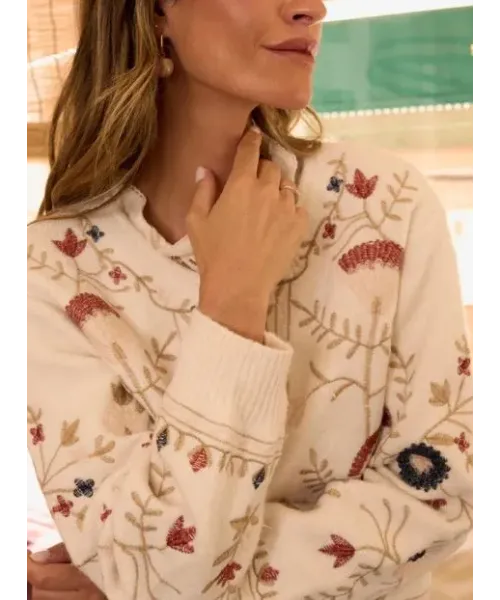 CHAQUETA BORDADA MARELUZ POLIN ET MOI 2