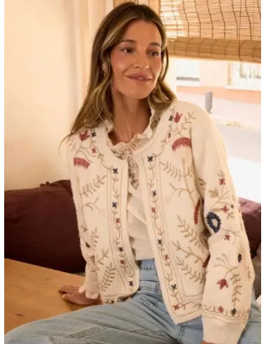 CHAQUETA BORDADA MARELUZ POLIN ET MOI