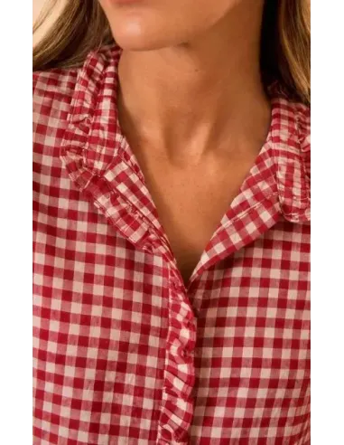 CAMISA VICHY CEREZA POLIN ET MOI
