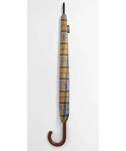 PARAGUAS TRICOLOR TARTAN ROJO BARBOUR 2