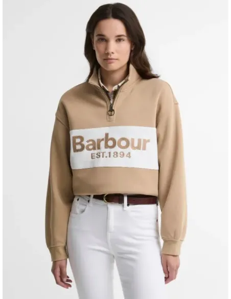 SUDADERA CREMALLERA ZARIA BEIS BARBOUR MUJER