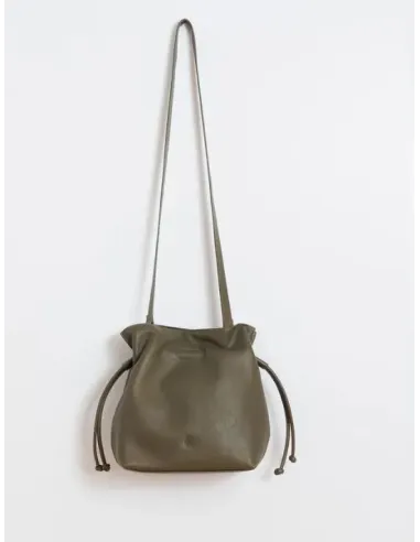 BOLSO PIEL VERDE INDI&COLD