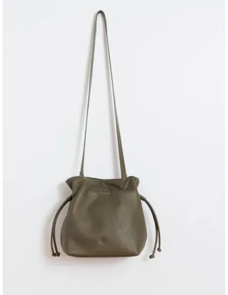 BOLSO PIEL VERDE INDI&COLD
