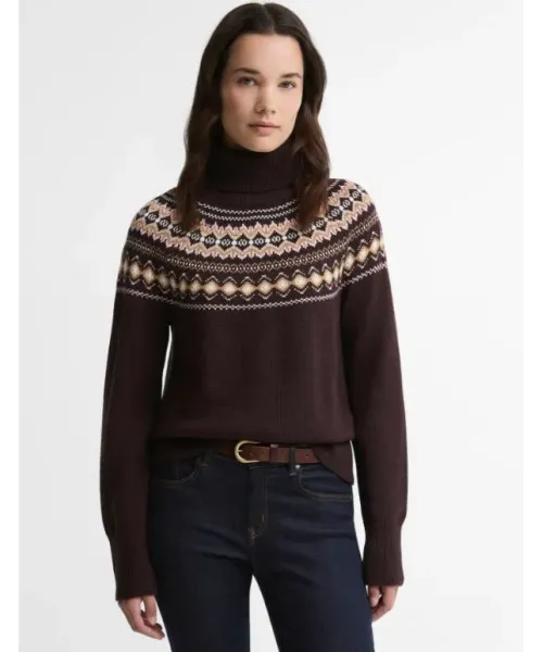 JERSEY GRECAS BURDEOS BARBOUR