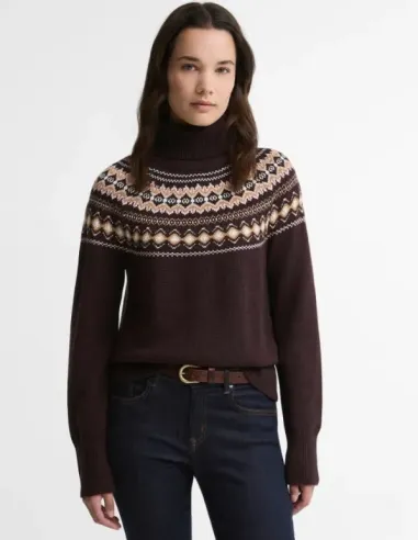 JERSEY GRECAS BURDEOS BARBOUR