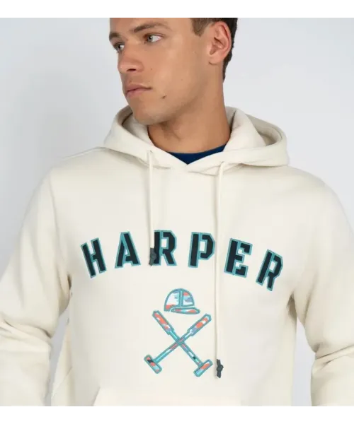SUDADERA CAPUCHA CRUDA HARPER&NEYER 2