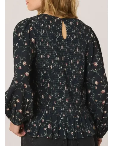 BLUSA NEGRA SMOCK INDI&COLD