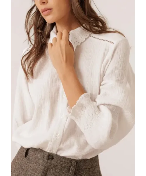 CAMISA ROMANTICA CUELLOS INDI&COLD