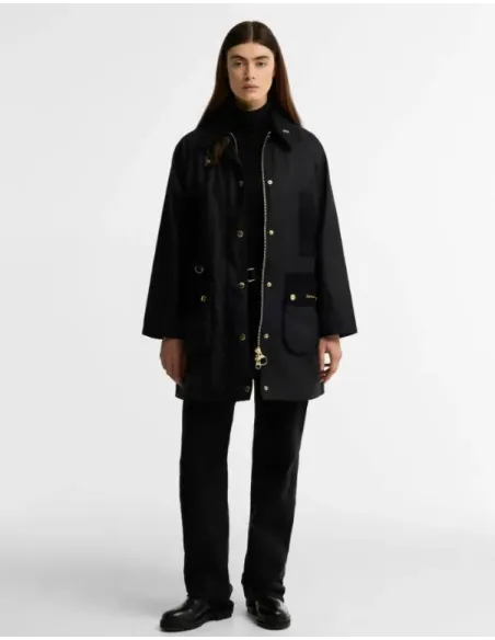 CHAQUETA ENCERADA MODERN BEAUFORT NEGRA BARBOUR