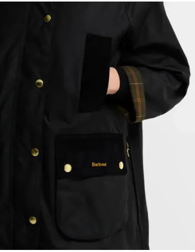 CHAQUETA ENCERADA MODERN BEAUFORT NEGRA BARBOUR